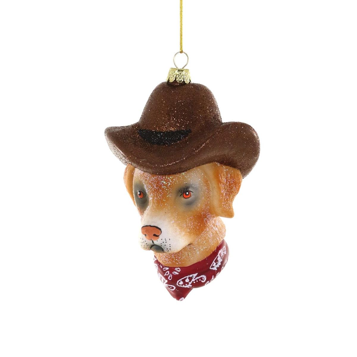Wild West Puppy Ornament