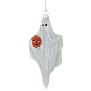 A Happy Haunting White Ghost Ornament