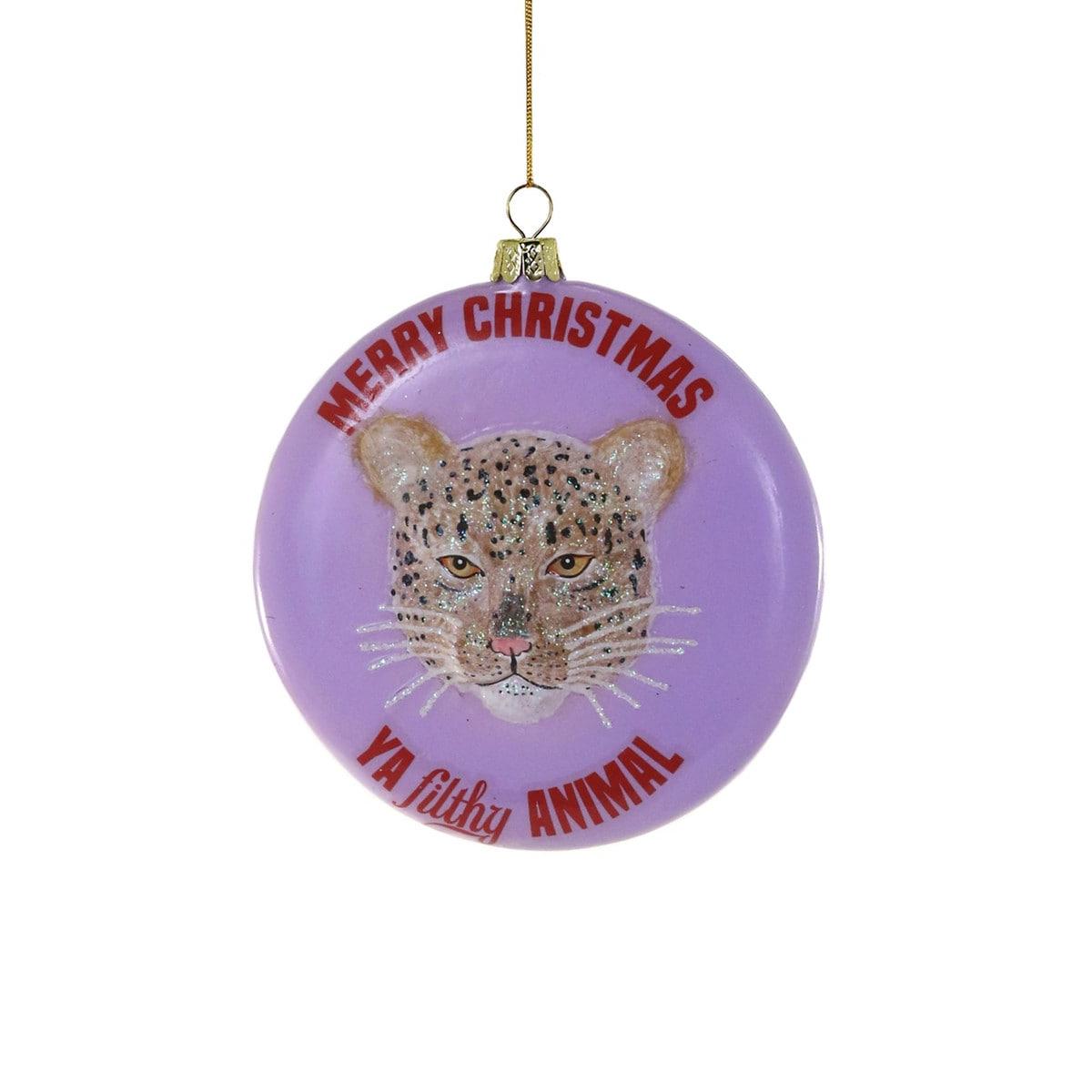 Merry Christmas Ya Filthy Animal Ornament