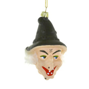 Vintage Witch Doll Head Ornament