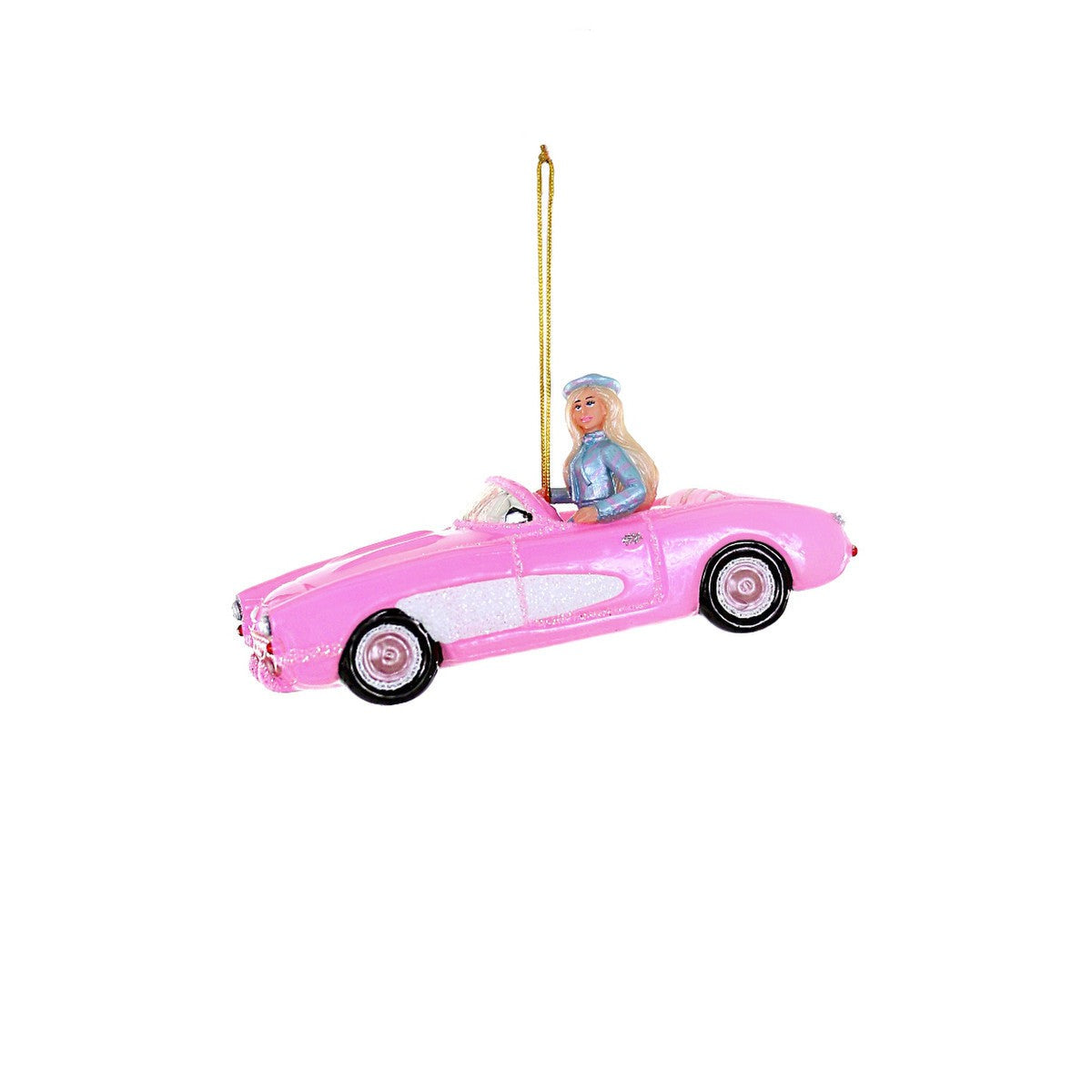 Pink Corvette Ornament
