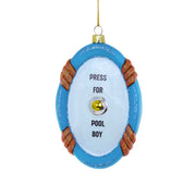 Press For Pool Boy Ornament