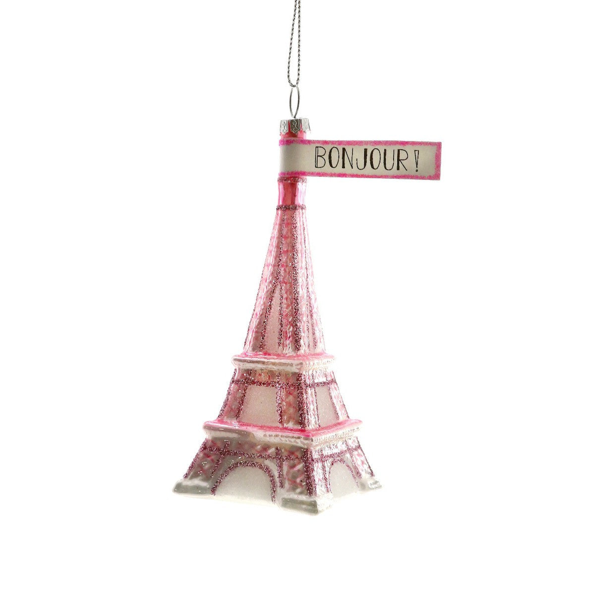 Pink Eiffel Tower Ornament