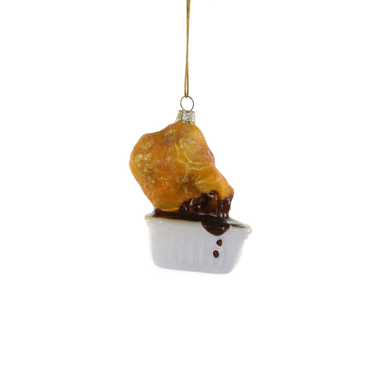 Chicken Nugget With Dipping Sauce Ornament - BBQ