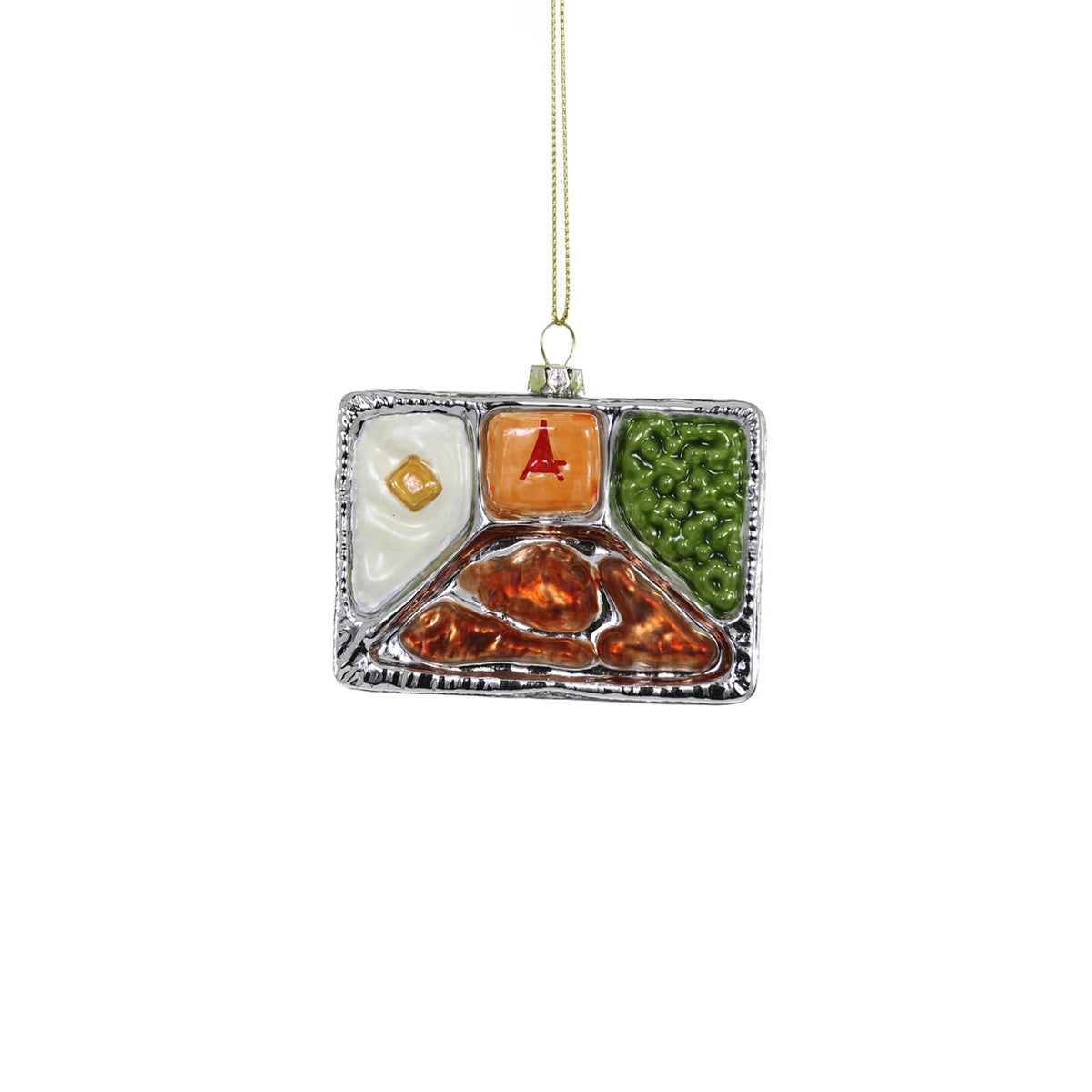 Fried Chicken TV Dinner Ornament