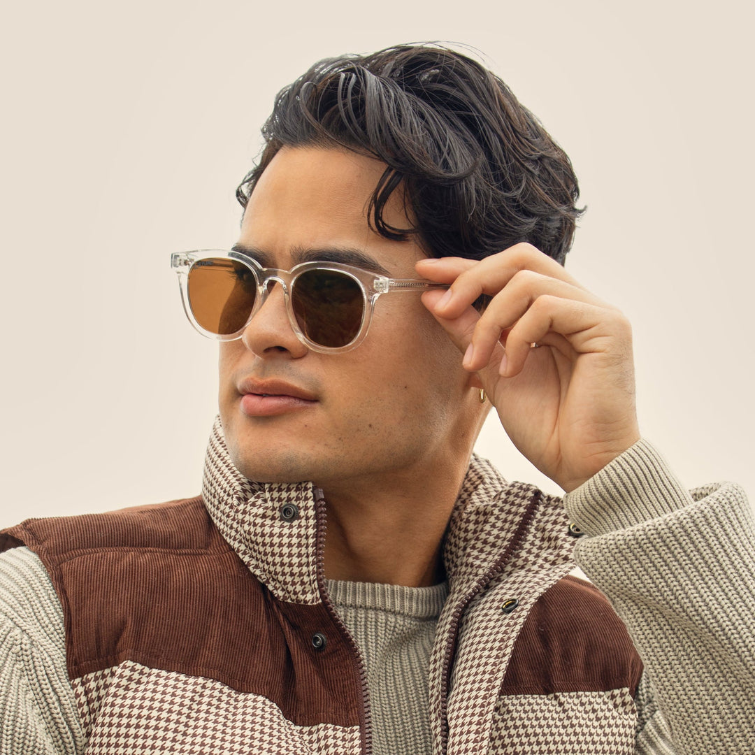 Gram Polarized Sunglasses - Clear