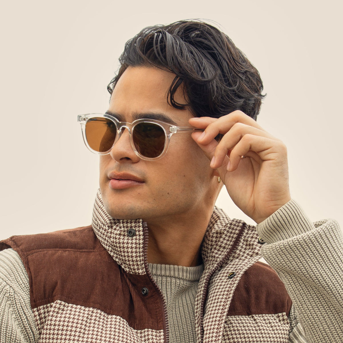 Gram Polarized Sunglasses - Clear