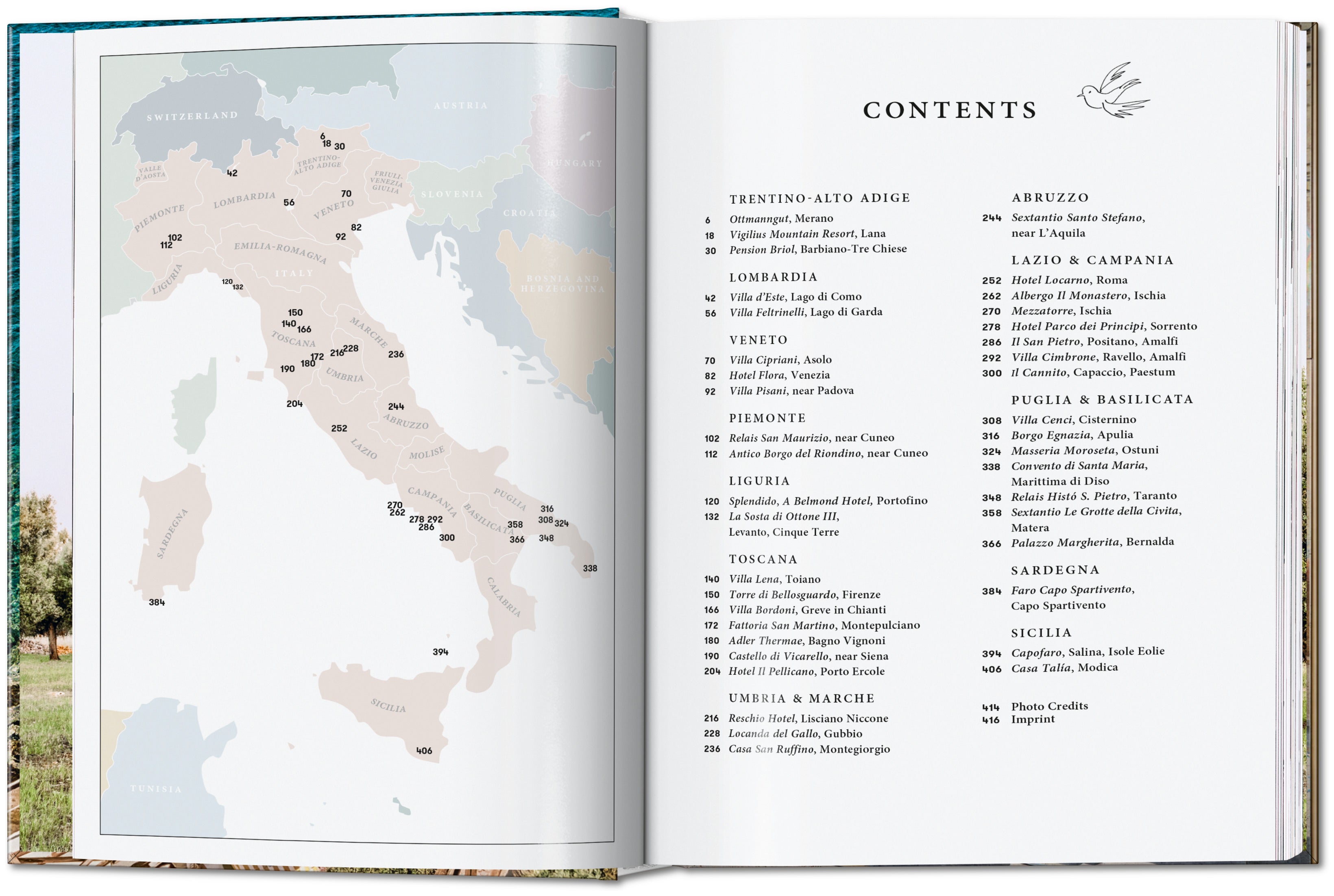 45th Anniversary: Great Escapes Italy. The Hotel Book.