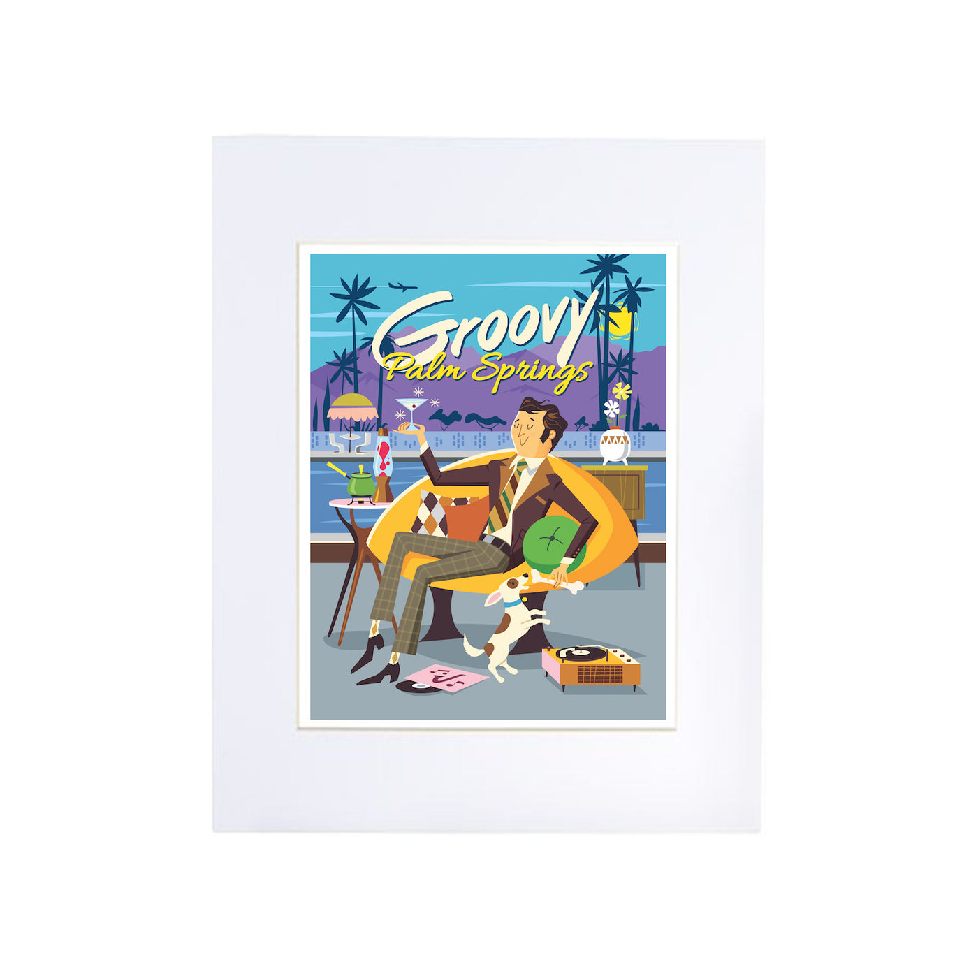 Print: Groovy Guy with Tie 8" x 10" (Unframed)