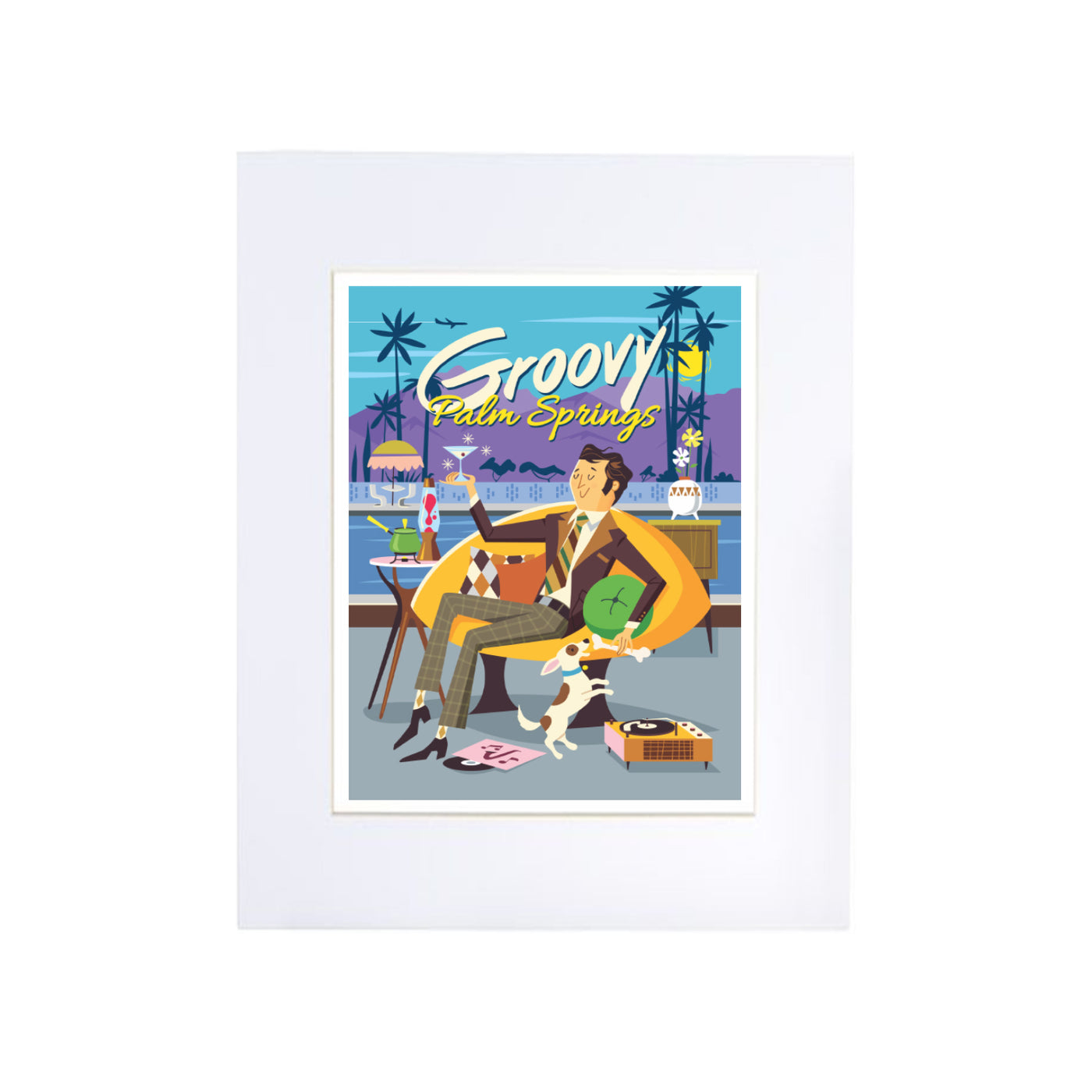 Print: Groovy Guy with Tie 13" x 19" (Unframed)