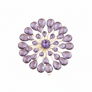 Gem Burst Ornament - Lavender