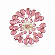 Gem Burst Ornament - Pink