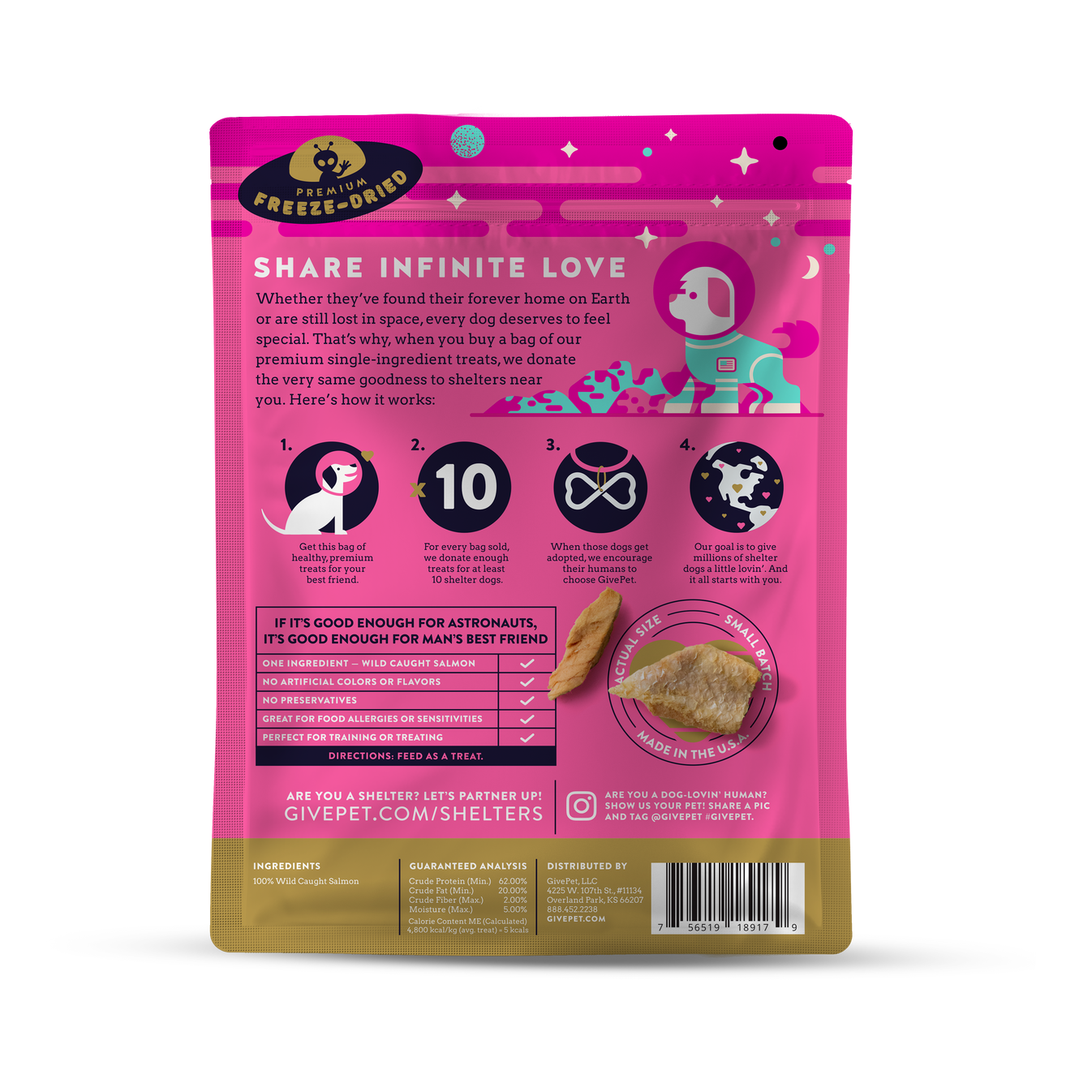 Astromutt Freeze-Dried Dog Treats