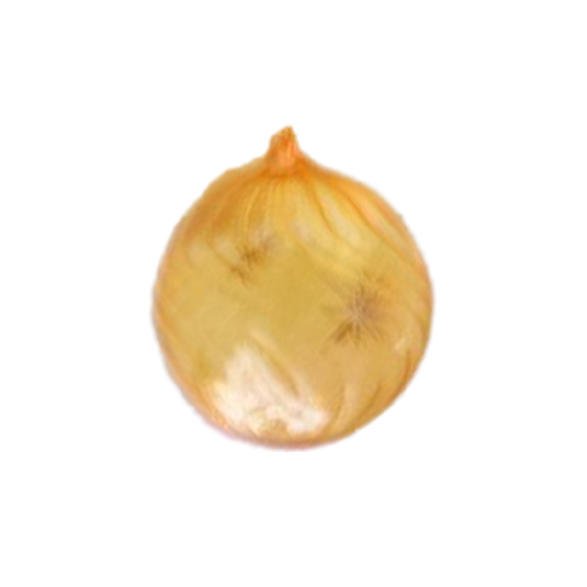 Gold Glint Swirl Ball Ornament - Amber Yellow