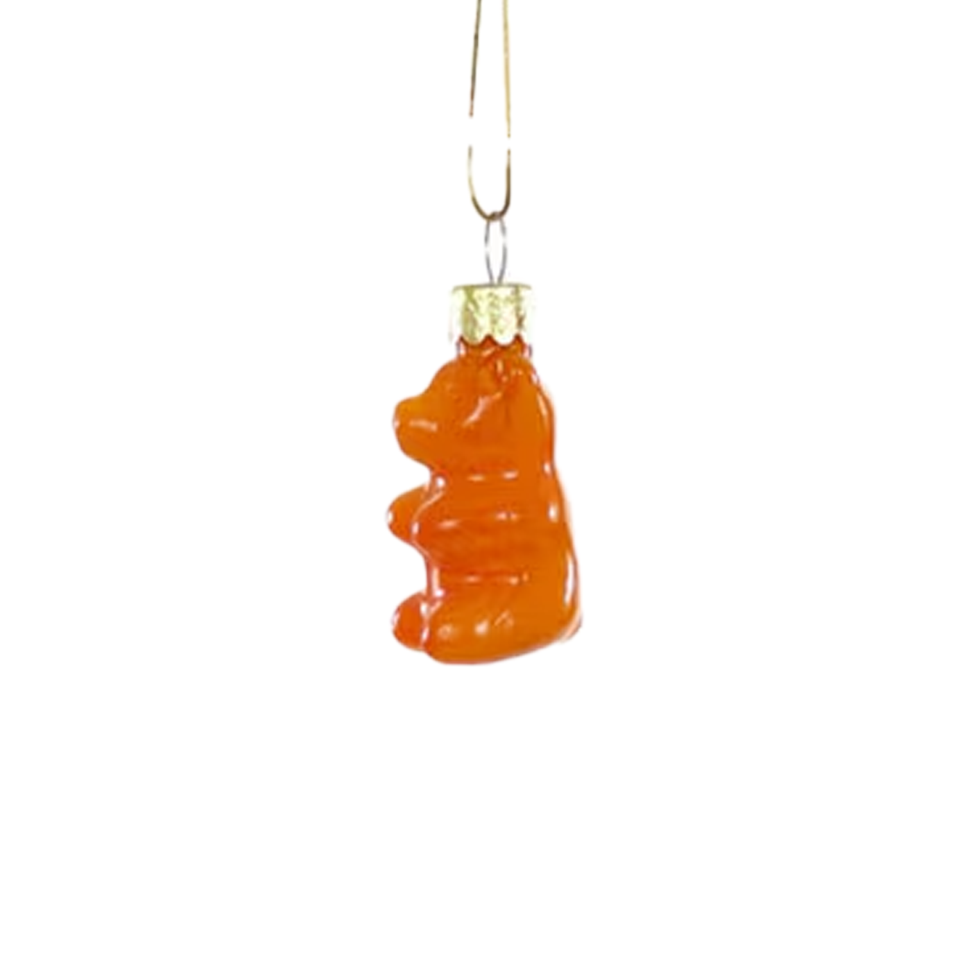 Rainbow Gummy Bear Ornament - Orange