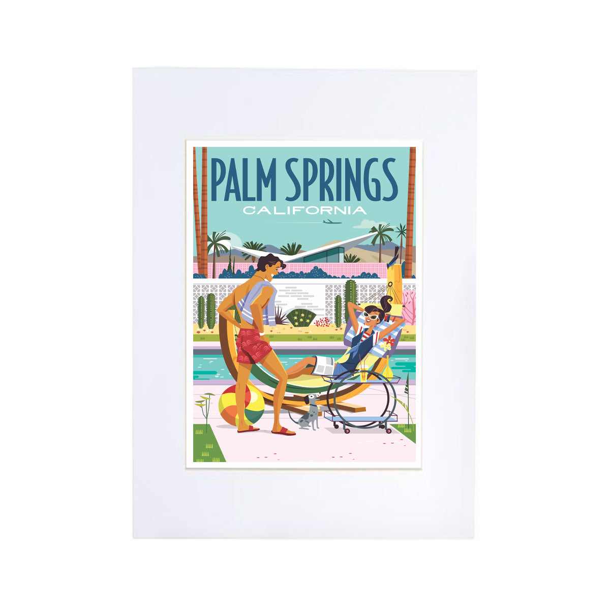 Print: Hammock 13" x 19" (Unframed) - Just Fabulous Palm Springs