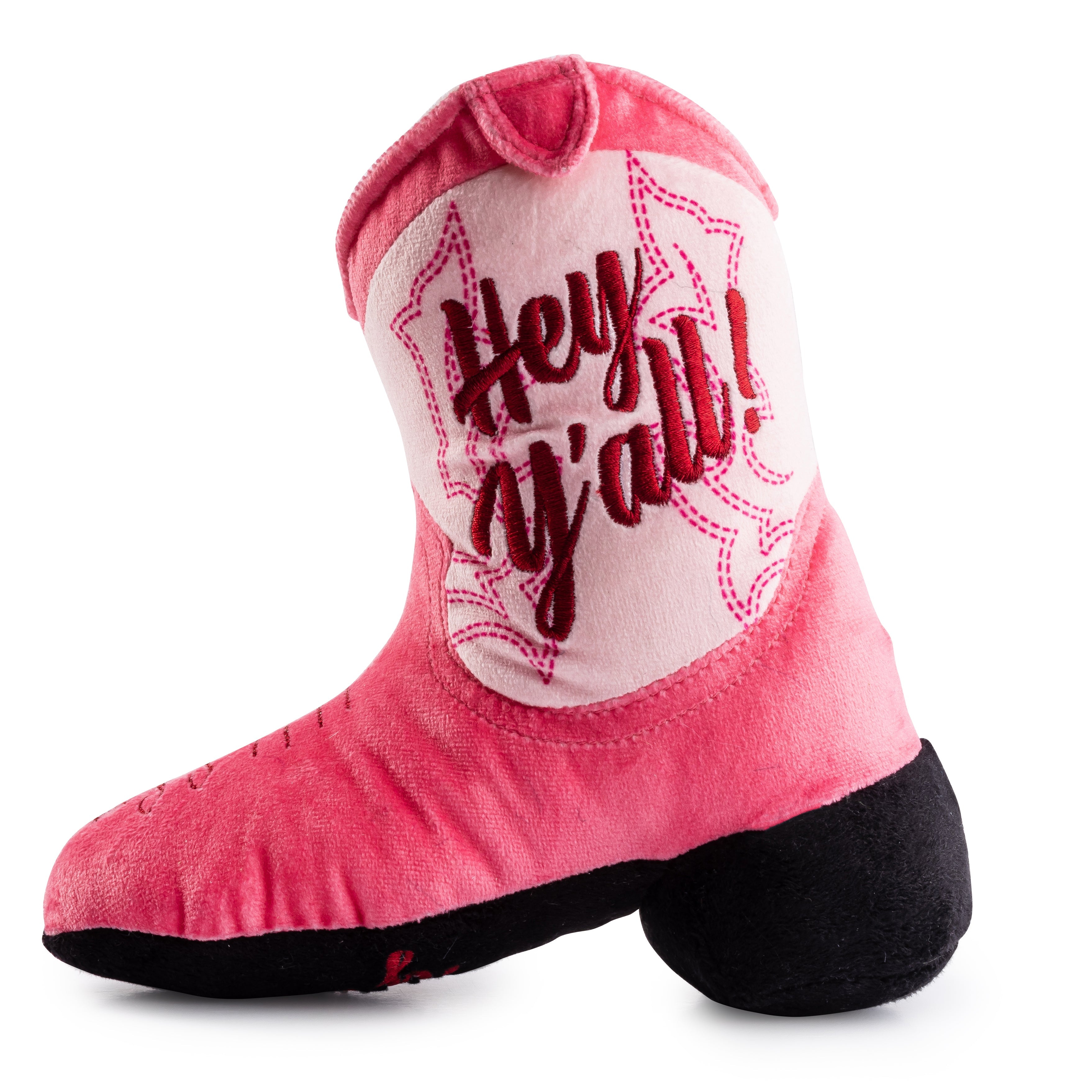 Pink Cowgirl Boot Pet Toy