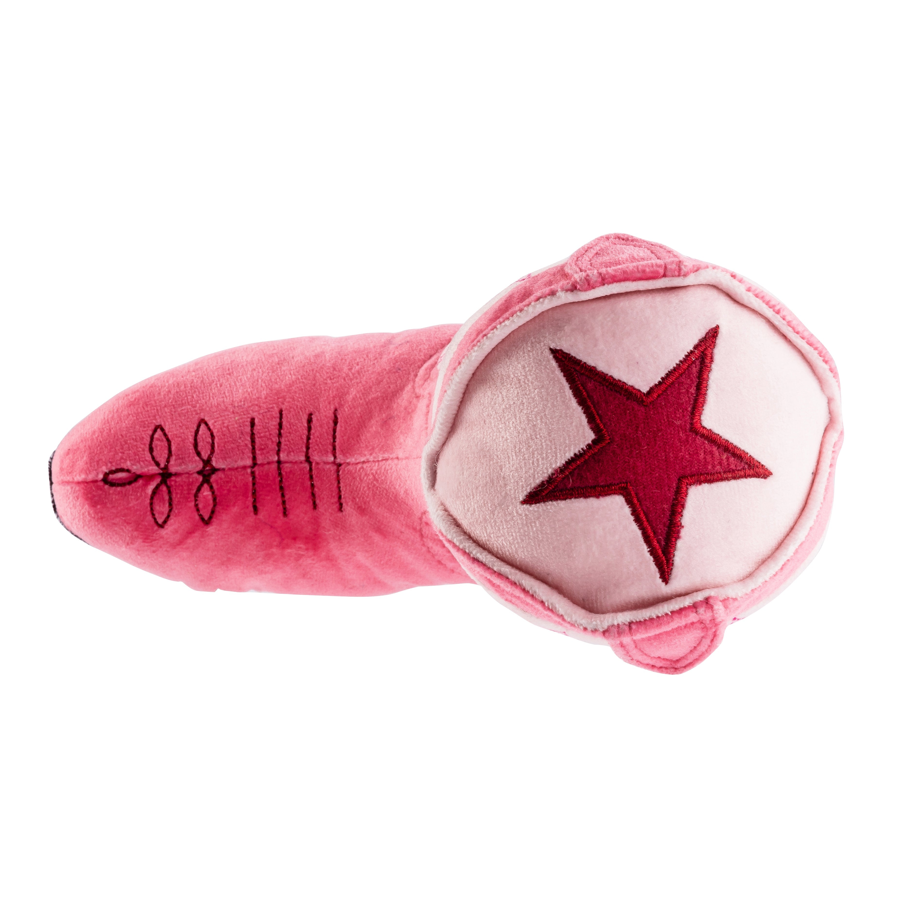 Pink Cowgirl Boot Pet Toy
