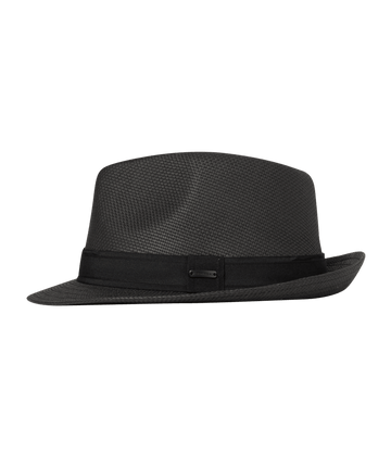 Fedora Hat -Arlo - Black - Large