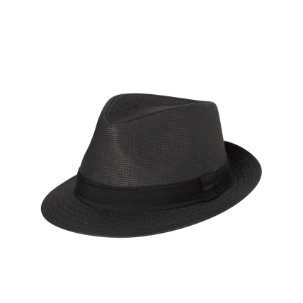 Fedora Hat -Arlo - Black - Large