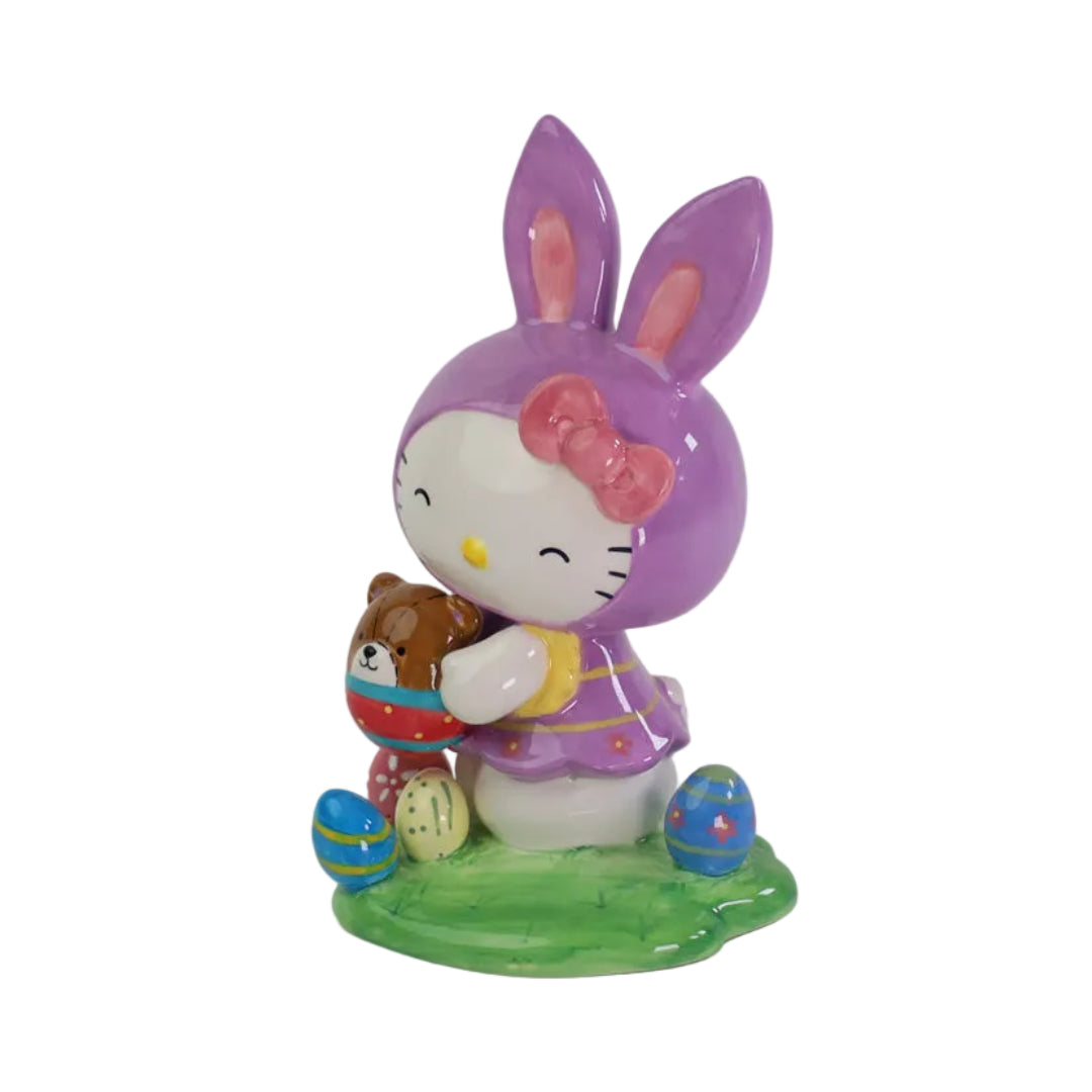 Hello Kitty And Bunny Figurine