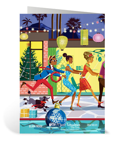 Greeting Card: Holiday Conga (Blank Inside)