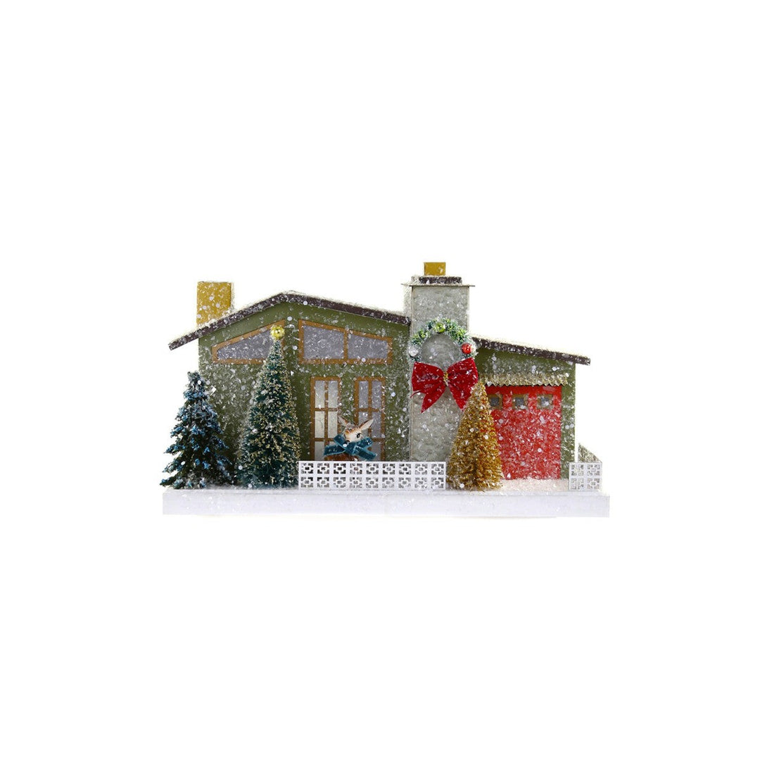 Merry Mid Century Modern House Tabletop Decor