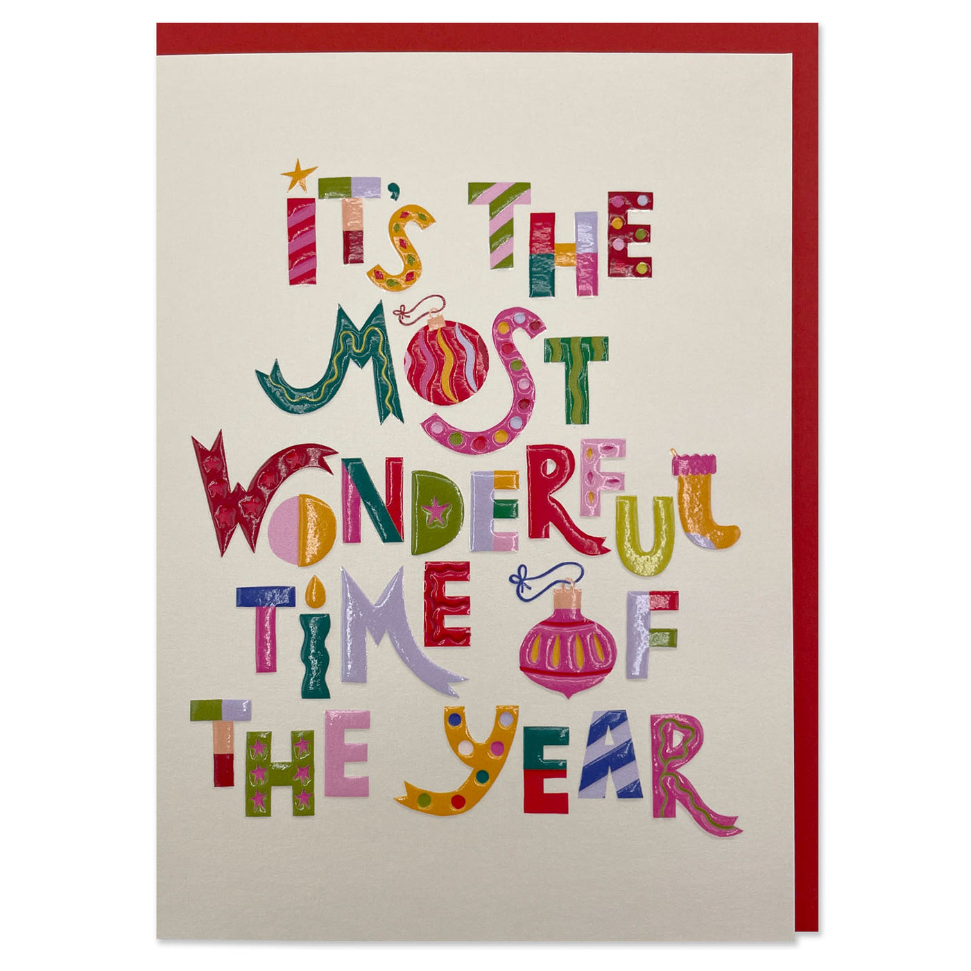 Most Wonderful Time Of The Year Holiday Greeting Card