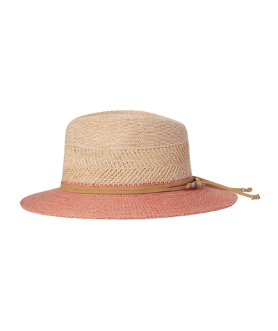 Women's Safari Brimmed Hat - Josie - Sunset Coral