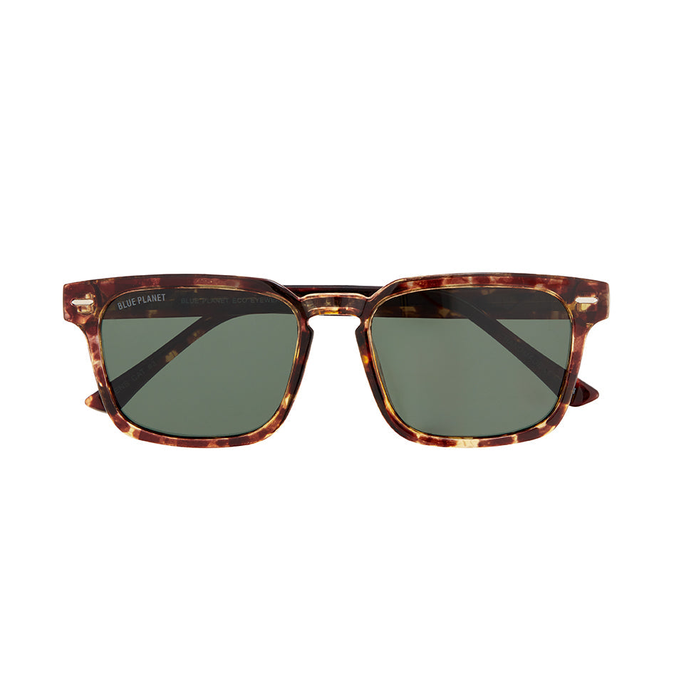 Hudson Polarized Sunglasses - Brown Marble