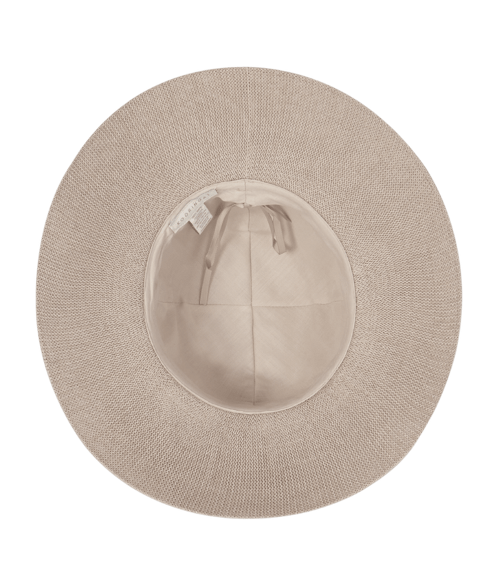 Wide Brimmed Hat - Leslie - Taupe