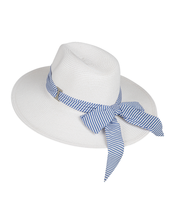 Wide Brimmed Hat - Kimberly - White