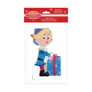 Rudolph Two Sided Window Clings - Hermie