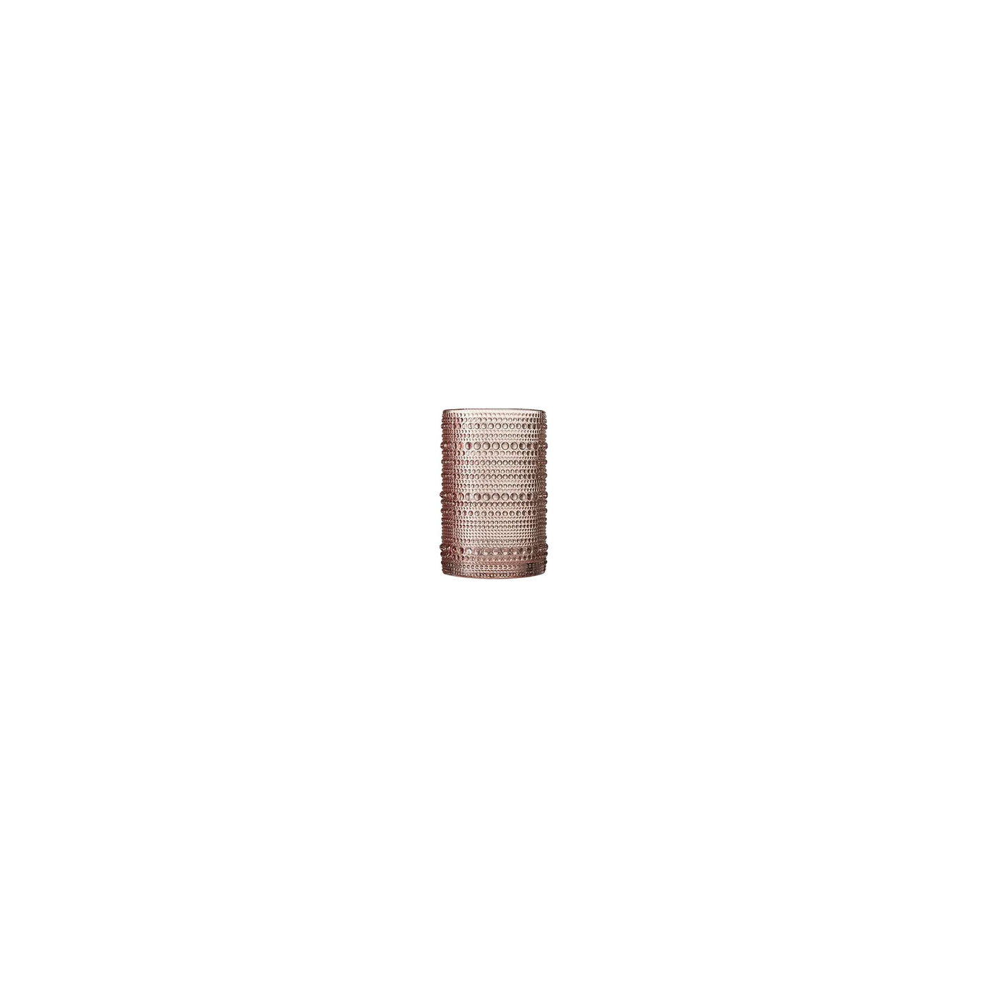 Hobnail Beaded Highball Glass- Beige