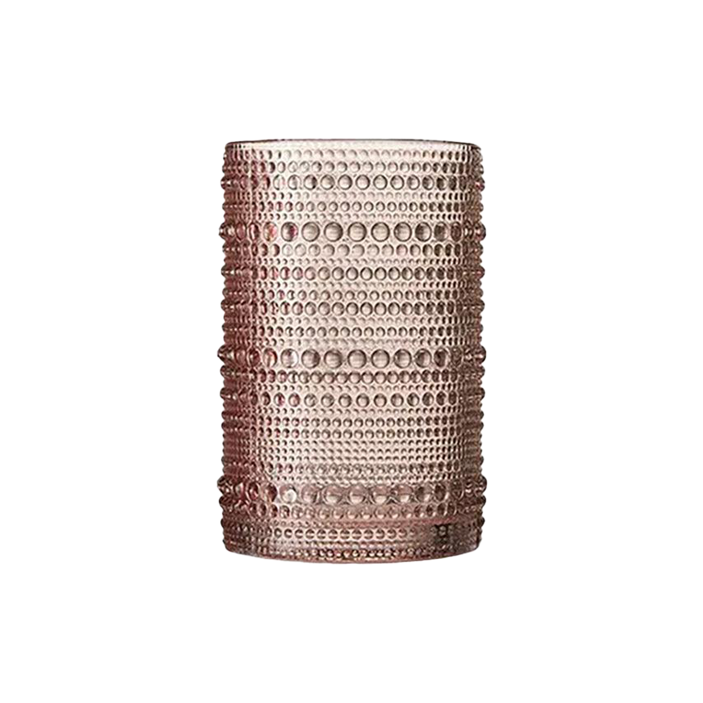 Hobnail Beaded Highball Glass - Beige