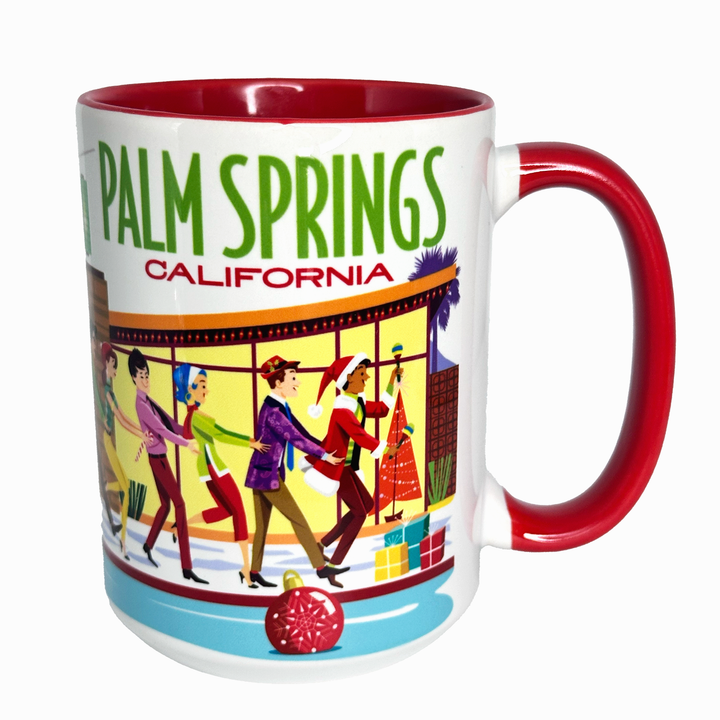 15oz Mug: Palm Springs Holiday Conga