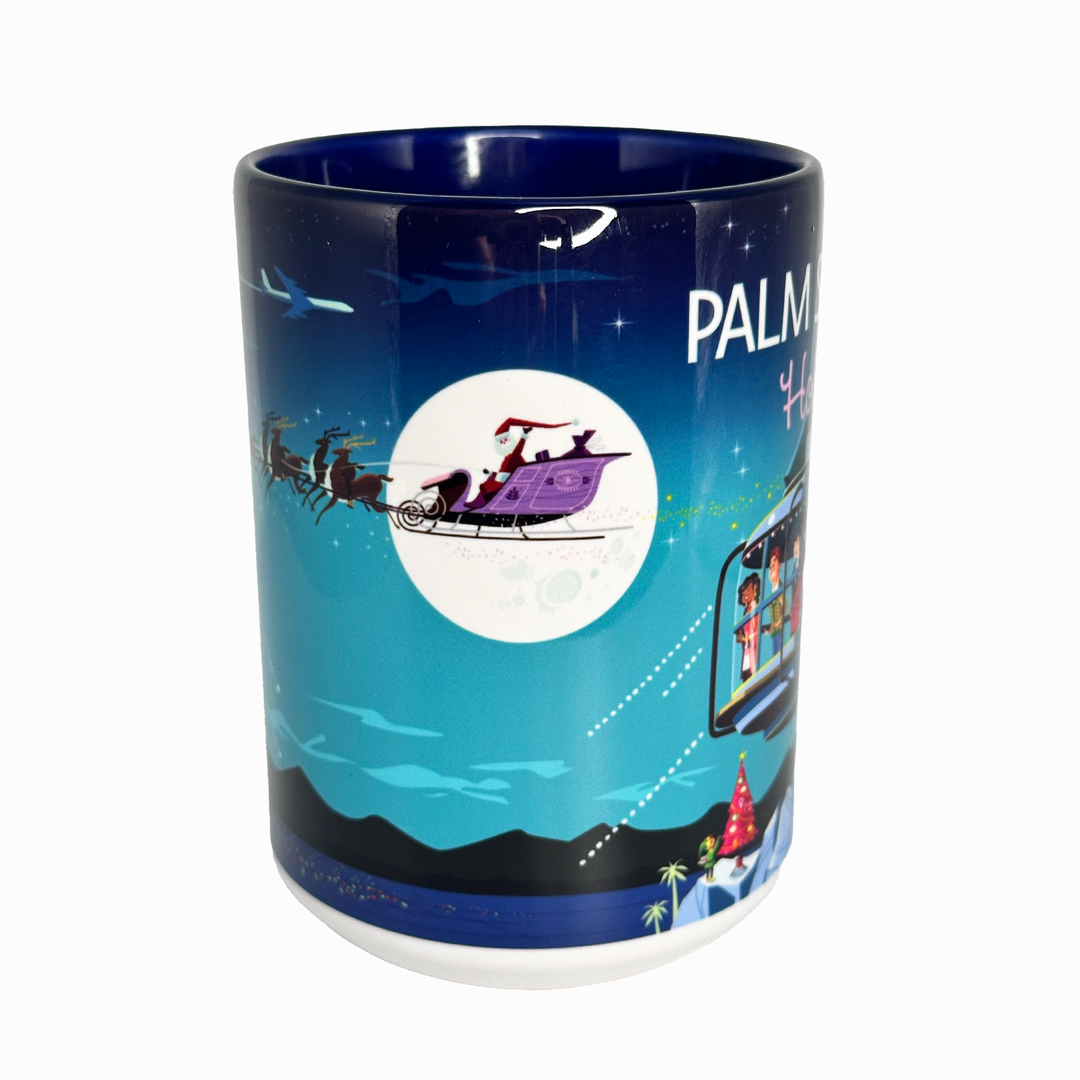 15oz Mug: Palm Springs Holiday Tram