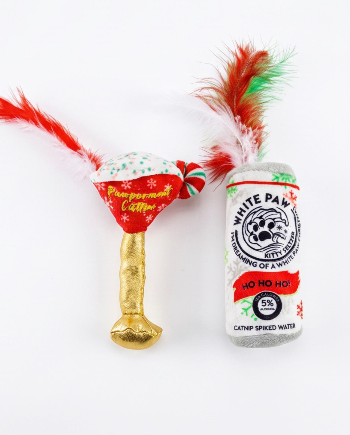White Paw & Cattini Christmas Catnip Toys