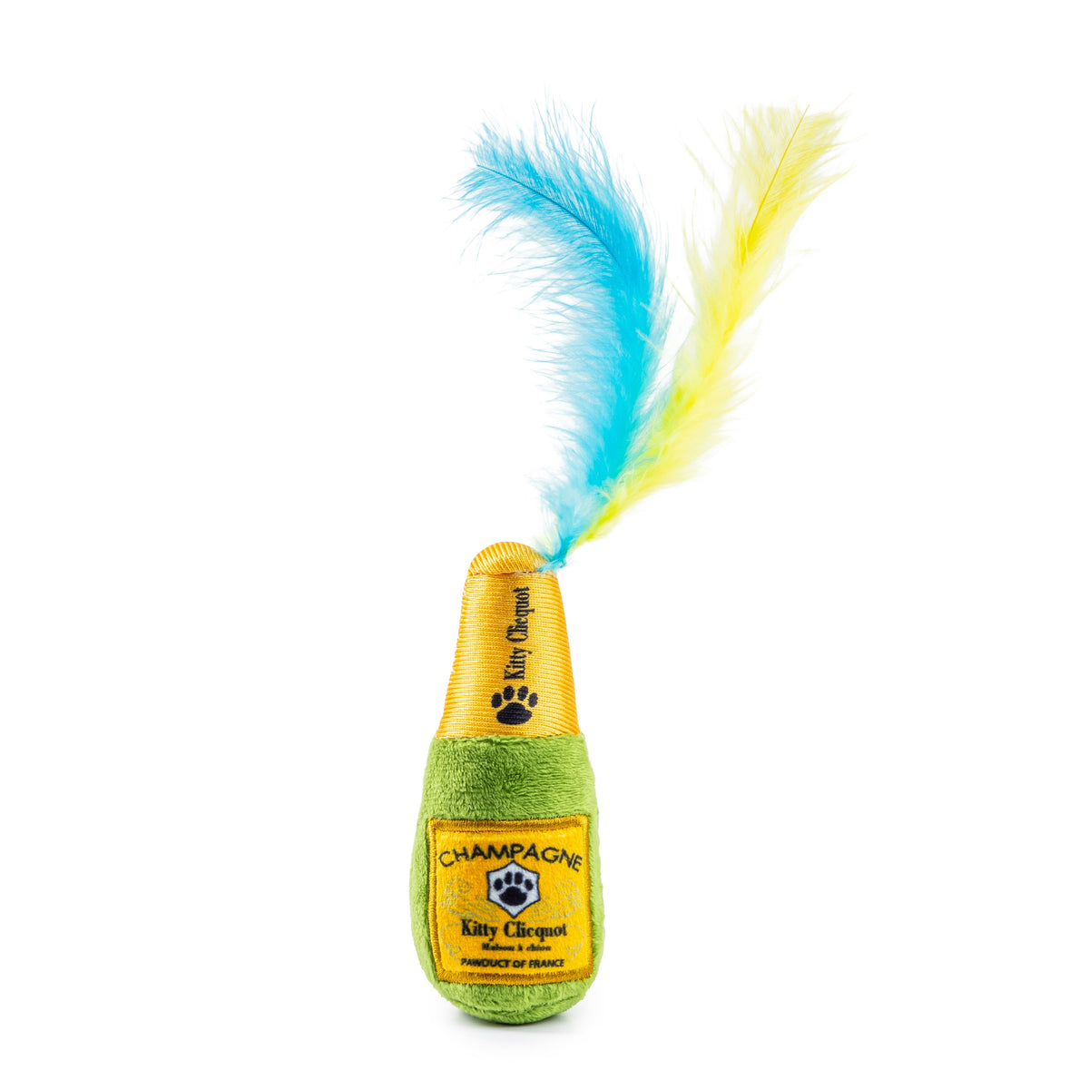 Kitty Clicquot Bottle & Caviar Catnip Toys