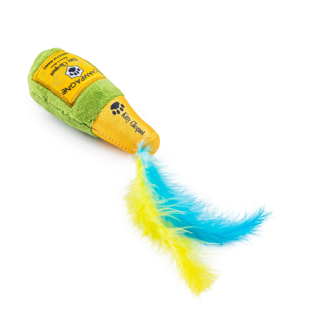 Kitty Clicquot Bottle & Caviar Catnip Toys