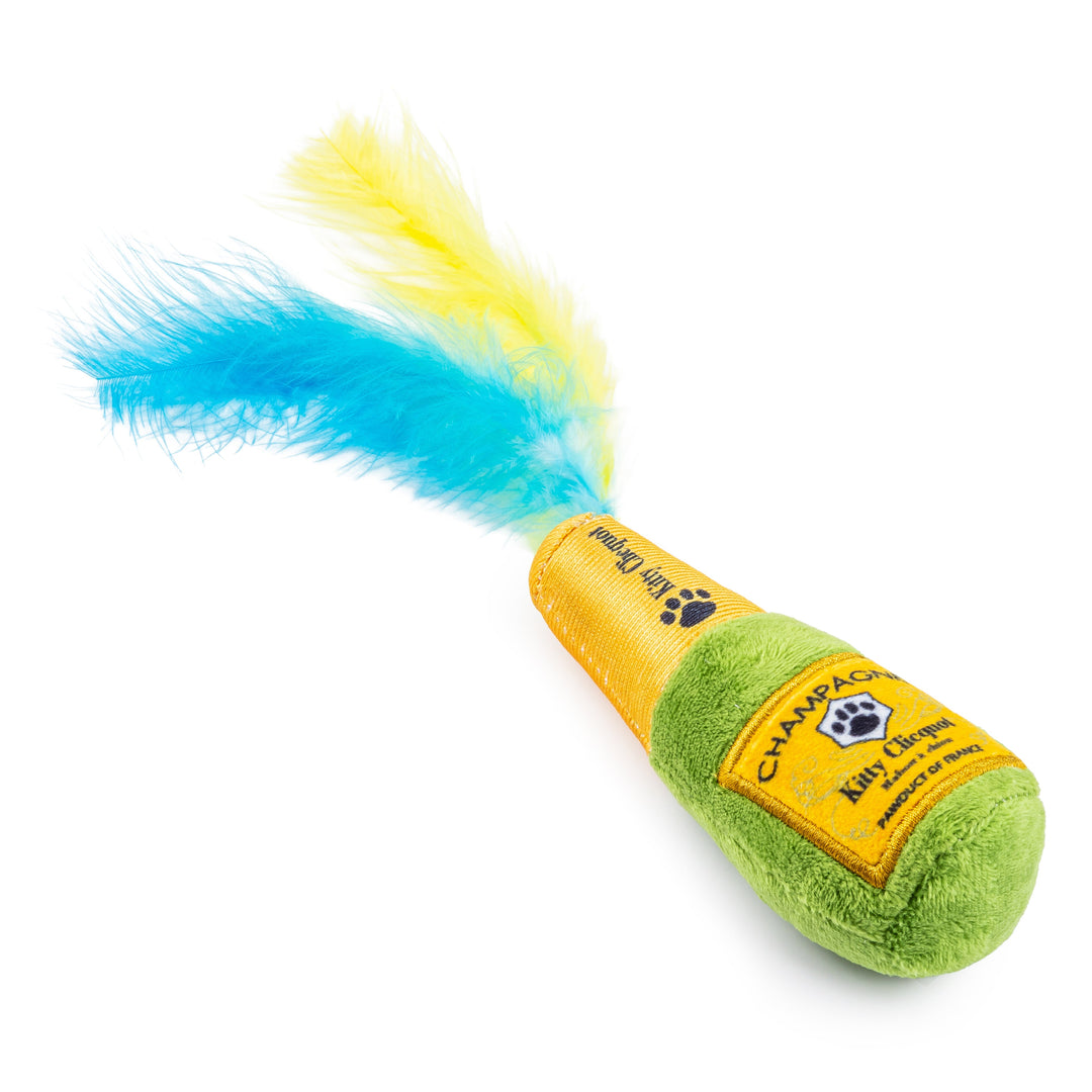 Kitty Clicquot Bottle & Caviar Catnip Toys