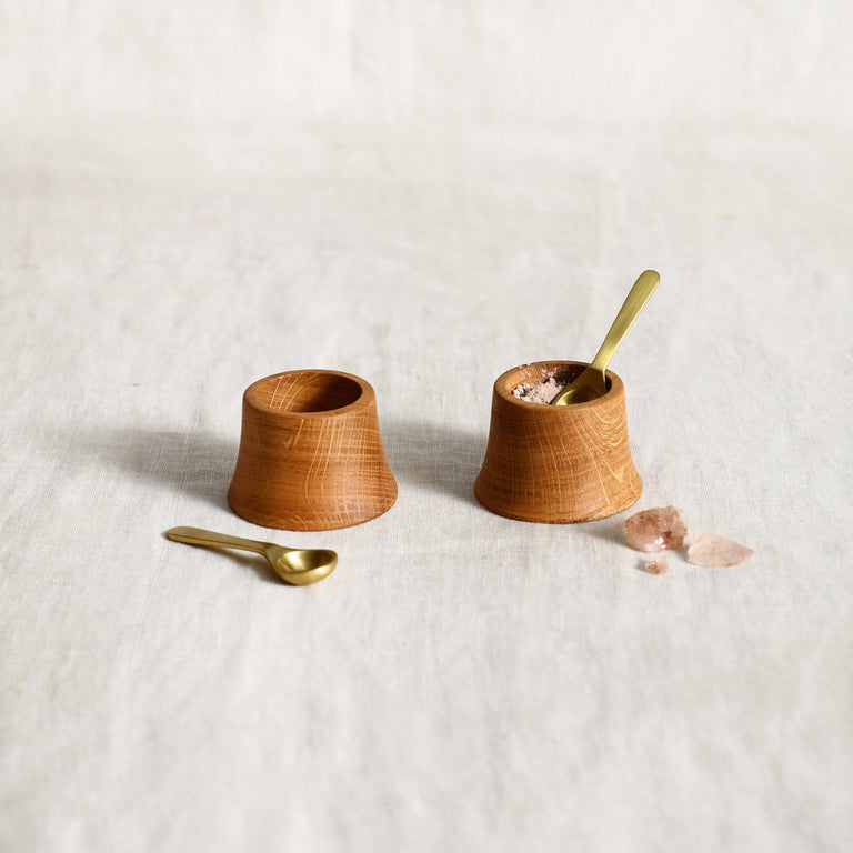 Pinch Bowls With Spoons - Set Of 2