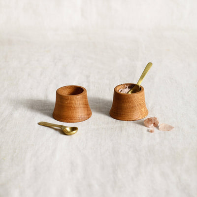 Pinch Bowls With Spoons - Set Of 2