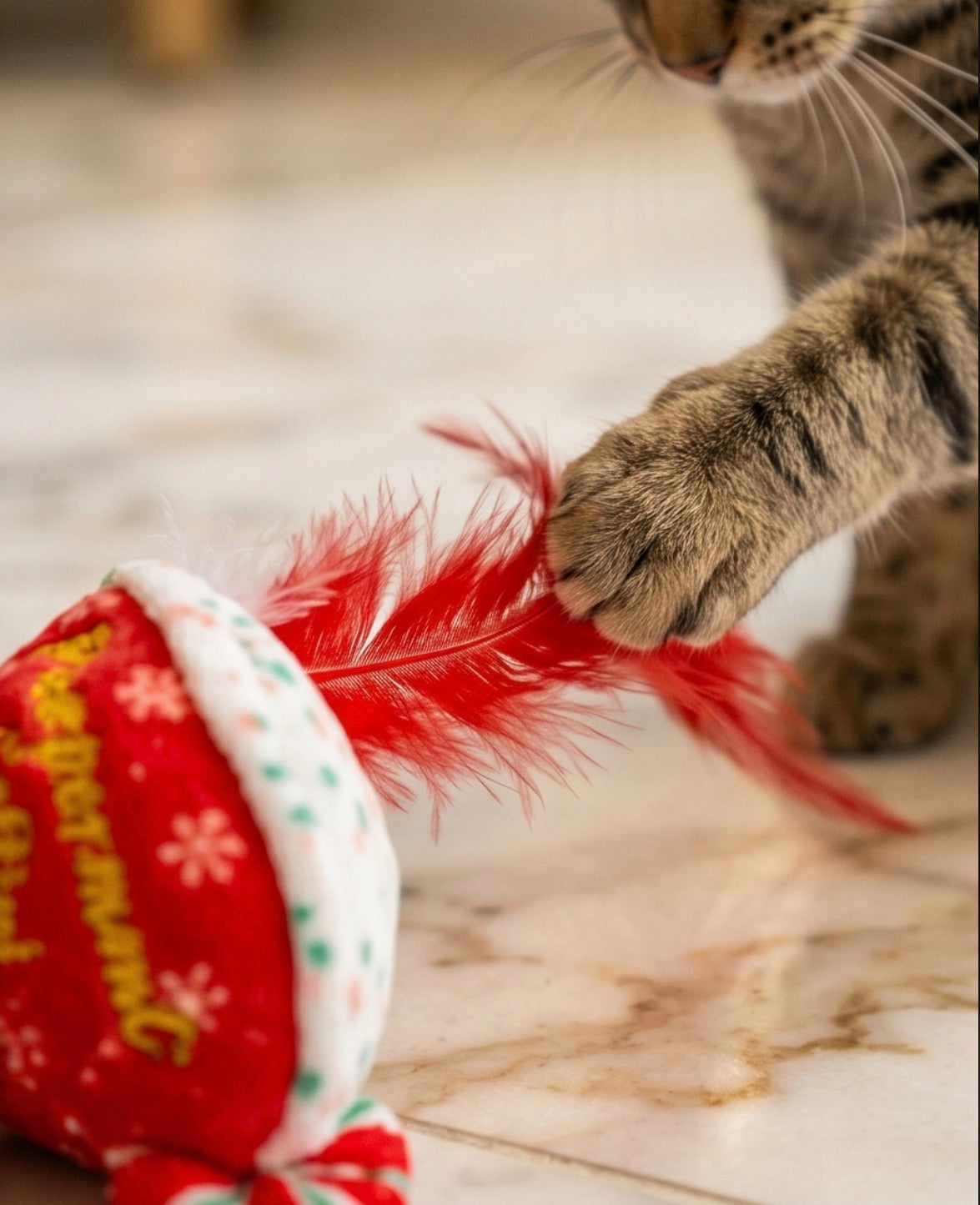 White Paw & Cattini Christmas Catnip Toys