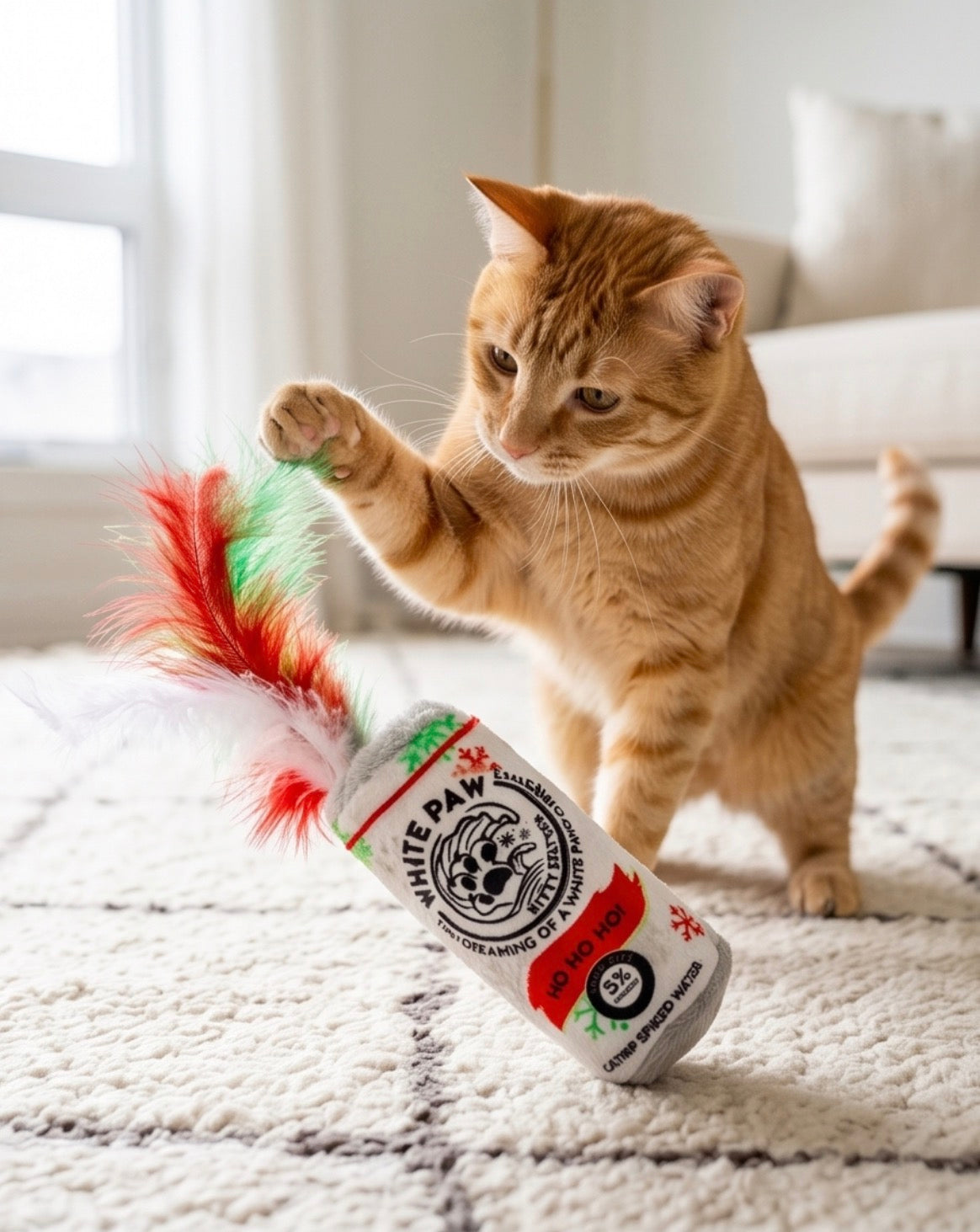 White Paw & Cattini Christmas Catnip Toys