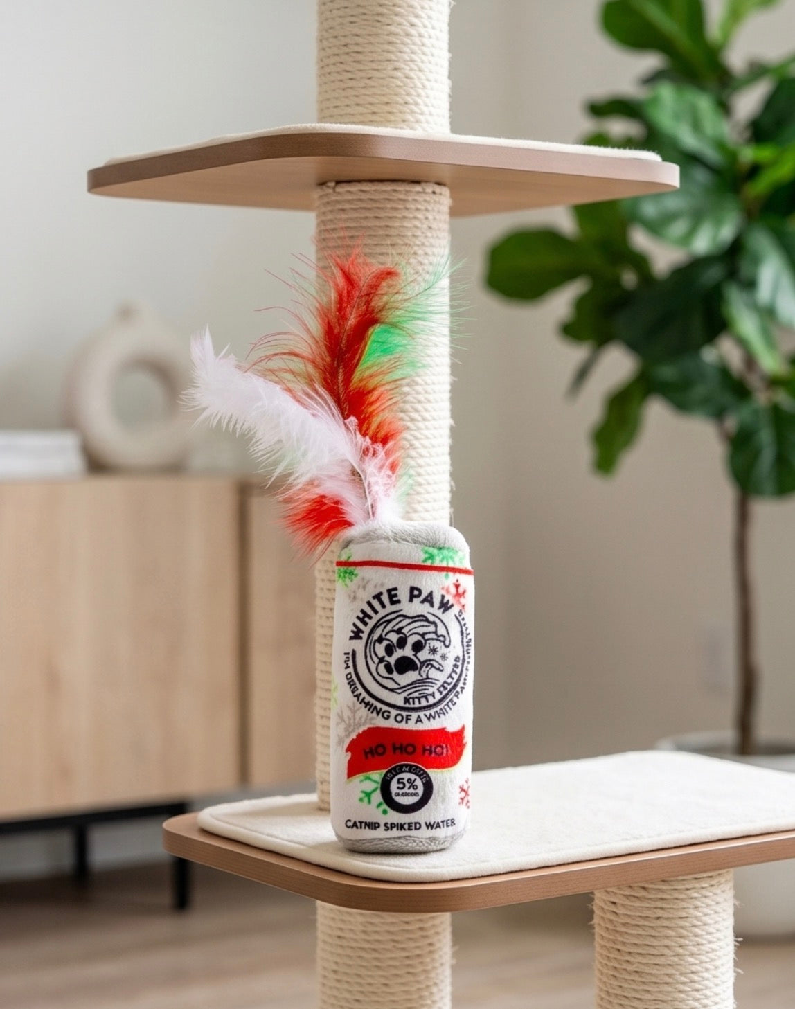 White Paw & Cattini Christmas Catnip Toys