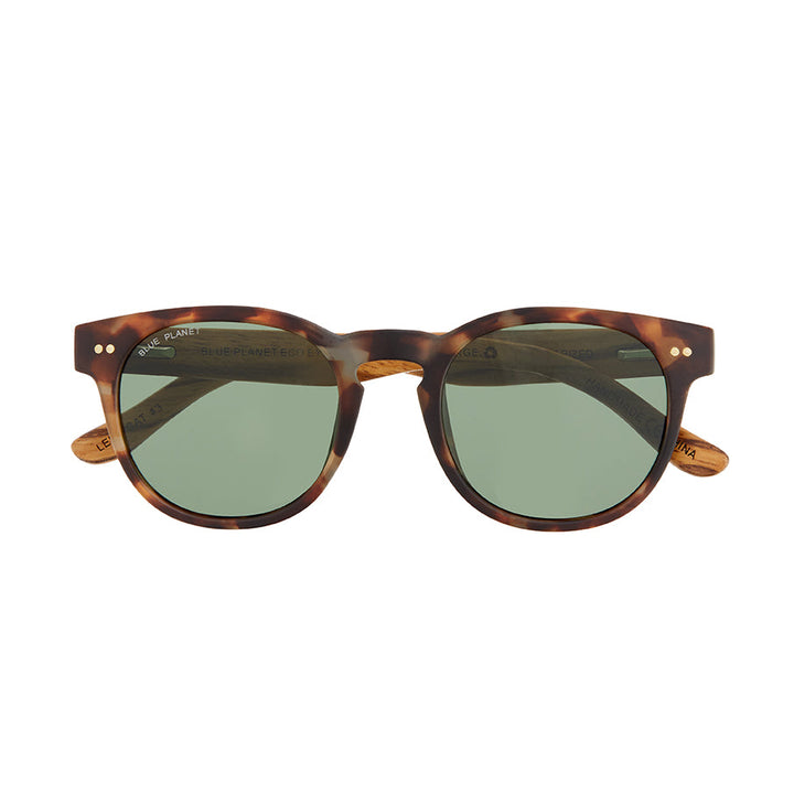 Indie Polarized Sunglasses - Matte Brown Tortoise / Zebra Wood