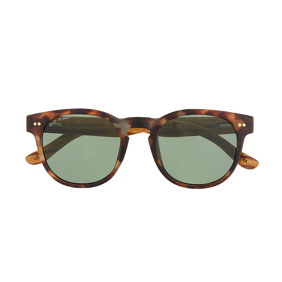 Indie Polarized Sunglasses - Matte Brown Tortoise / Zebra Wood