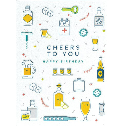 Cheers Birthday Card