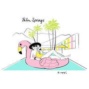 Magnet: PS Flamingo Pool Float